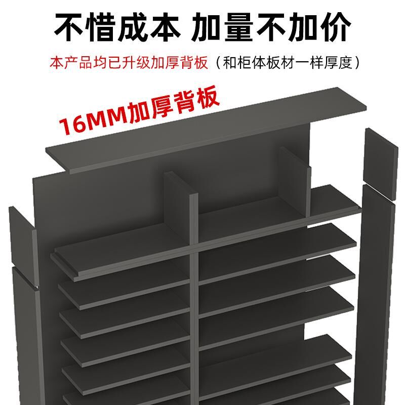 实木玄关柜鞋柜一体靠墙门厅柜家用门口入户储物柜加厚背板收纳柜