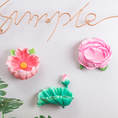 客厅墙上立体花朵玄关创意墙饰墙面欧式 饰品挂件壁饰 墙壁挂饰装