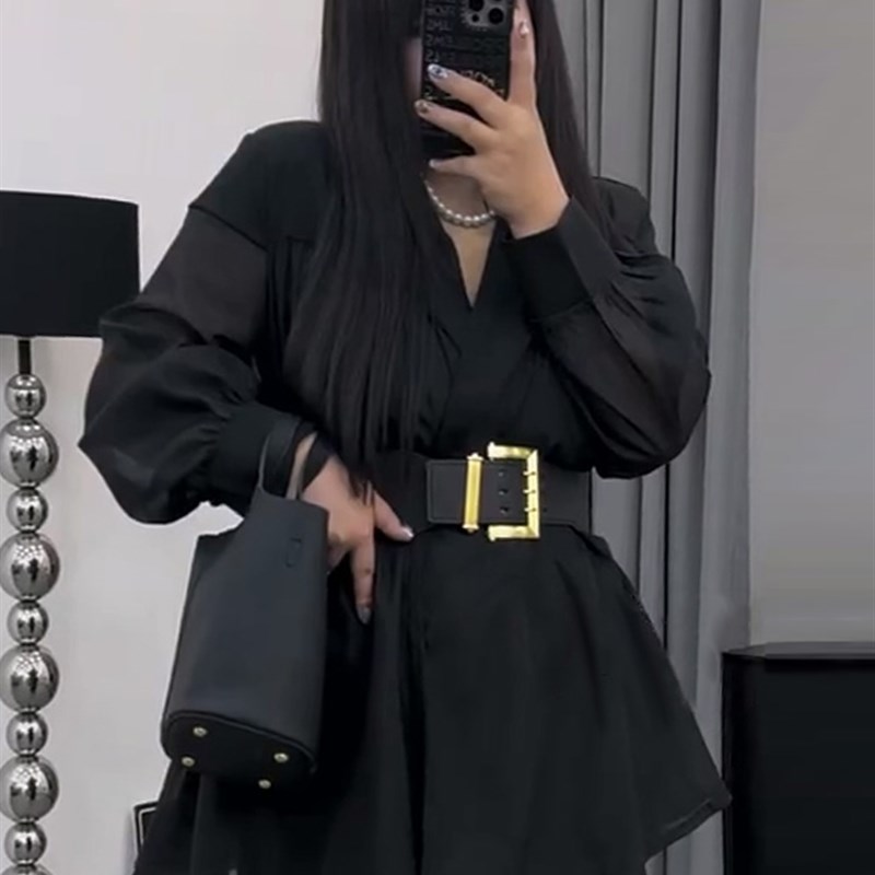 工装休闲西服外套女半身裙套装胖mm2024春季新款显瘦宽松大码女装