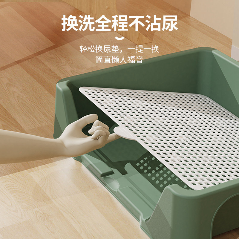 爪墅狗厕所专用带引导柱狗尿盆狗狗厕所