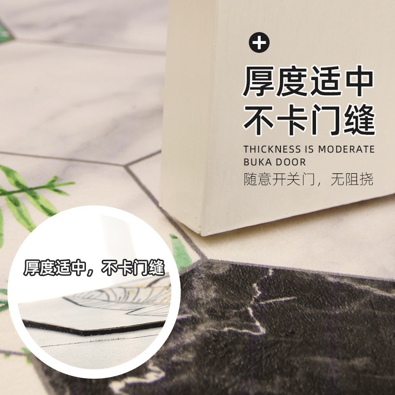 北欧入户地垫门口玄关门垫可剪裁地毯进门家用门厅定制脚垫网红垫