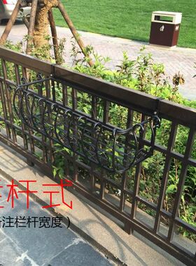 铁艺栏杆花架护栏悬挂花架阳台挂式花盆架种菜壁挂盆栽多肉花架子