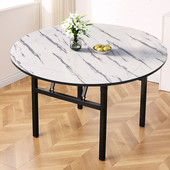 折叠桌家用方圆两用餐桌吃饭桌子简约小户型方桌多功能10人大圆桌