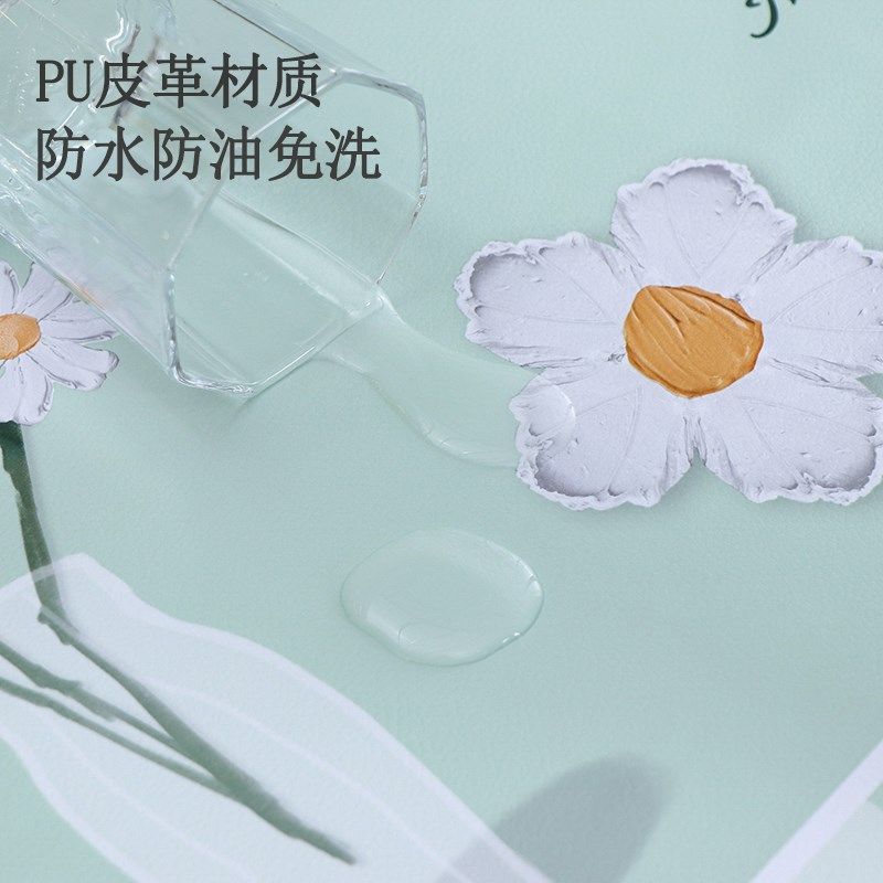 免洗桌布皮罩电炉茶几桌布长方形防水防油全包餐桌布烤火桌子皮套