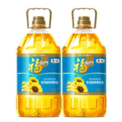 福临门压榨5L*2桶食用植物调和油