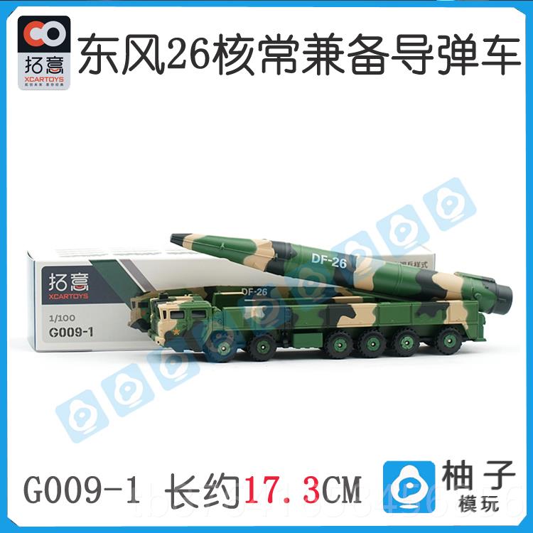 新款合拓意东风17金模型弹112号108东风41洲际核导阅B兵5核导弹运