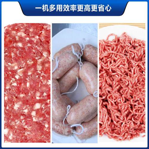 ASAK山I 崎商绞用绞肉机切肉肉馅机电动肠机搅肉机绞碎肉料MG12/2