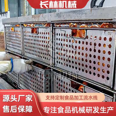 八连锅鸡鹅卤煮鸭设备 牛肉焯水预煮续卤煮锅蜂厂 牛头窝MPK卤煮