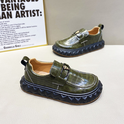 行路者男士潮流懒人一脚蹬乐福鞋