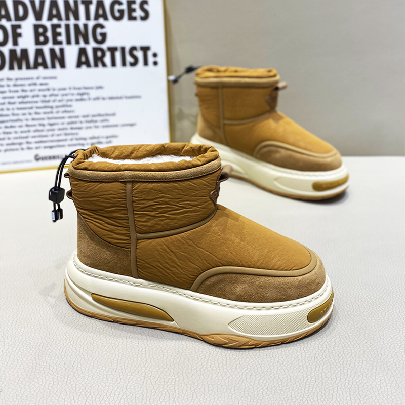 潮男鞋2025年时尚新款男士雪地靴