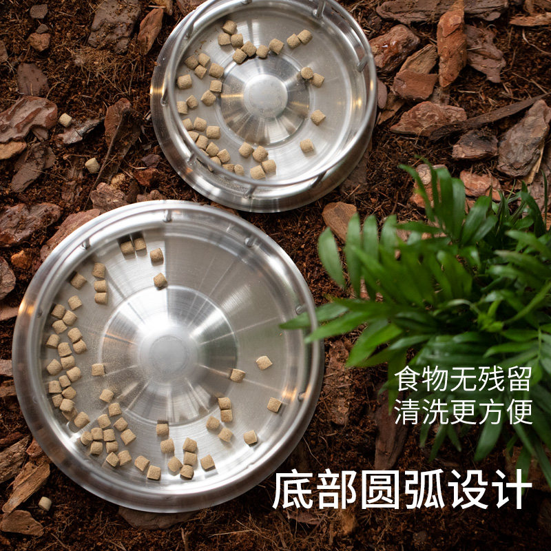 乌龟喂食器304不锈钢大号食盆半水龟黄缘饲养箱自动喂水爬宠陆龟