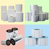 100 打印色带 热转印条码 300 110mm 增强蜡基碳带