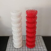 多功能冰糖葫芦展示架糖葫芦摇鼓架子塑料靶子糖画薯塔棒棒糖靶子