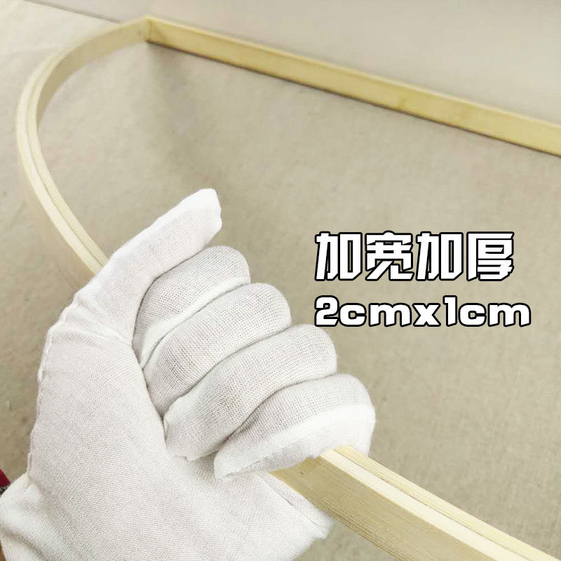 竹圈框半圆形框架手工编织染色diy挂毯挂件民宿客厅卧室装饰材料