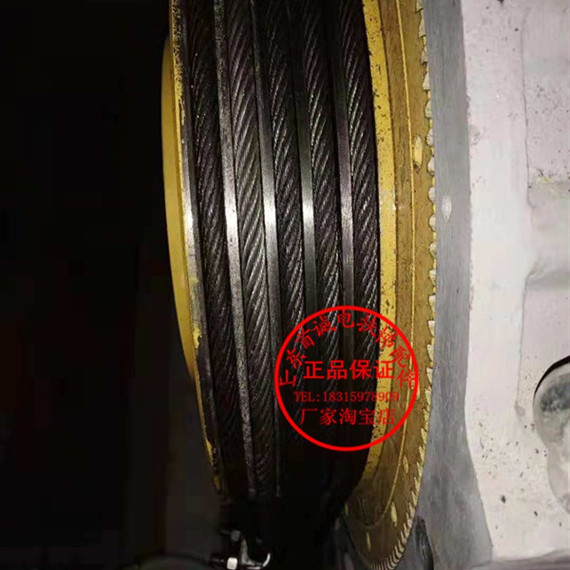 电梯配件 康力电梯主机曳引轮 永磁同步无齿轮 400*5*10 钢丝绳轮