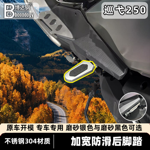 三阳巡弋250后座踩脚撑