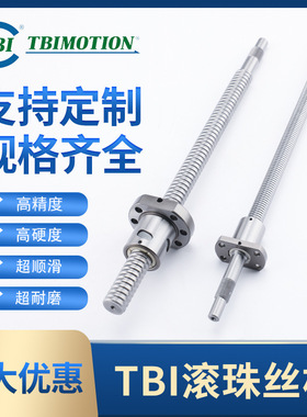 TBI台湾SFKR系列标准定制 机床丝杆模组专用 螺杆螺帽
