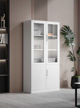 Steel office cabinetMetal storage cabinet file cabinet white