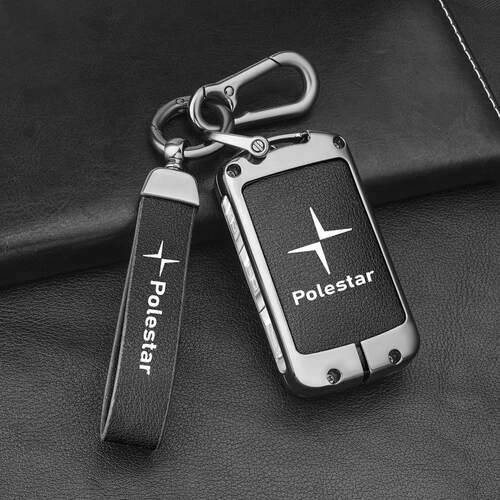 适用Polestar极星2钥匙套单双电机标准长续航壳Polestar1简约包扣