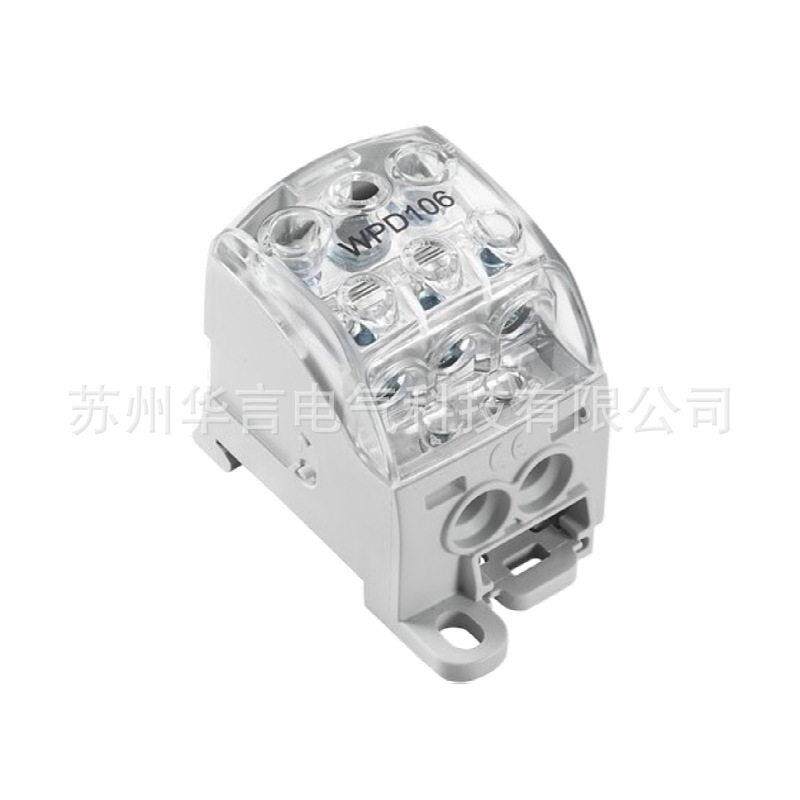 魏德米勒 WPD 106 1X70/2X25+3X16 GY 分线端子接线板 1562210000