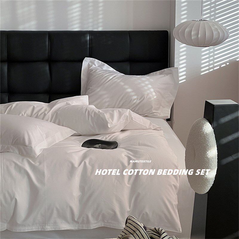 SheetSet高支高密400根长绒棉贡缎床单四件套 五星级酒店床上用品