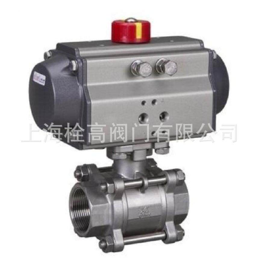 Q641F46-16P气动不锈钢衬氟球阀 不锈钢衬氟气动球阀DN15-DN300