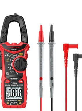 华博HT206D/HT206A/HT206B数字钳形表高精度数字电流表万用表钳表