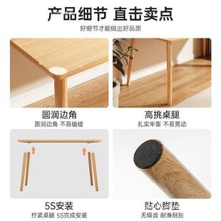 电脑桌长方形家用办公桌卧室女生学习写字直销 桌子简易出租屋台式