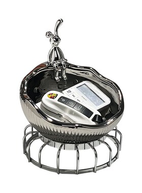 轻奢入户门口鞋柜钥匙置物架玄关装饰品摆件客厅家居新居礼品