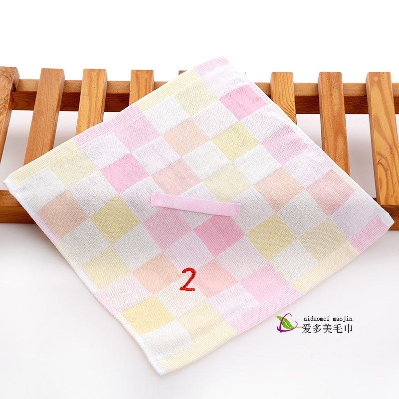 中间可挂式纯棉纱布数字编号小毛巾全棉幼儿园定制logo方巾擦手巾,居家布艺,毛巾/面巾,淘宝优惠券,粉丝福利购,淘宝优惠卷