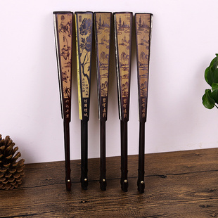 10寸中国风礼品男扇古风折叠扇子丝绸大绢扇折扇德云社扇子定制