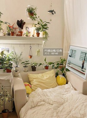 北欧简约抽象客厅装饰画沙发小众文艺摆画拍摄人物艺术海报挂画