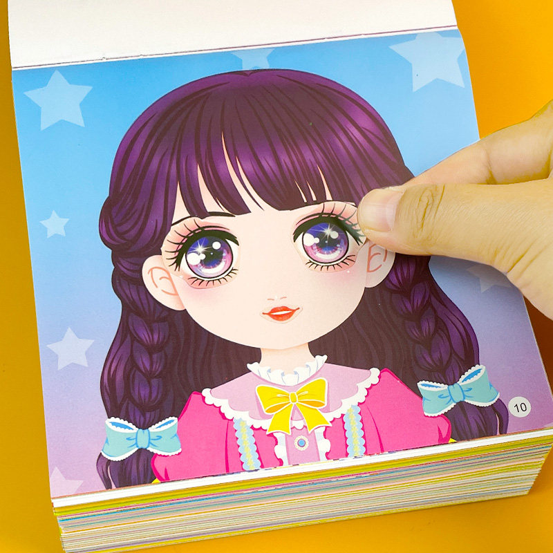 公主换装贴纸书3到6岁女孩贴贴画美丽少女化妆本儿童宝石益智玩具,文具电教/文化用品/商务用品,贴纸/立体贴纸,淘宝优惠券,粉丝福利购,淘宝优惠卷
