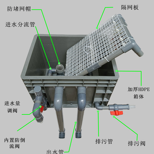 沼泽过滤器水族周转箱盒龟缸植物生态缸大型小型外置三合一净化觑