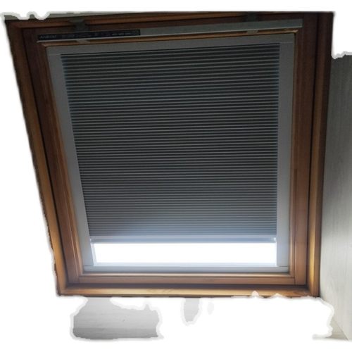 天窗遮阳蜂巢帘顶电动手动顶棚遮阳棚隔热防晒露台加厚双层遮阳光