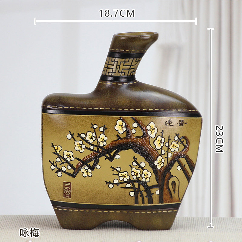云南特色手工陶瓷工艺品摆件客厅博古架玄关酒柜电视柜民族装饰品