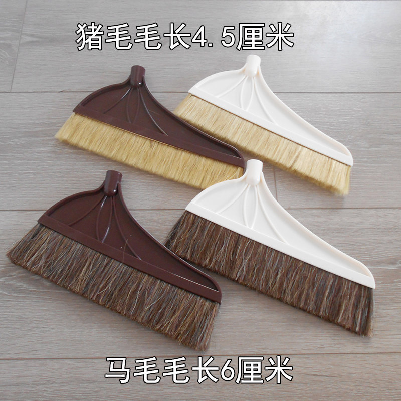 猪鬃毛扫把头 扫把替换头扫把配件单个扫把头扫帚头 笤帚头扫面粉图片
