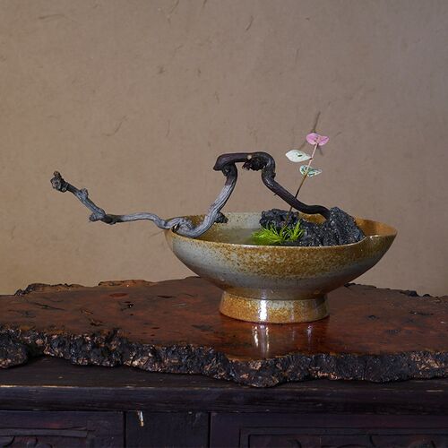 陶瓷花器梅瓶直瓶文人空间软装新中式插花茶案茶席插花花艺花道