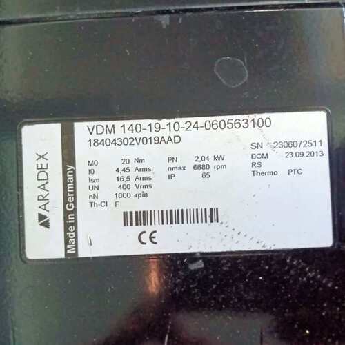 议价伺服马达VDM 140-19-10-24-060563100 议价