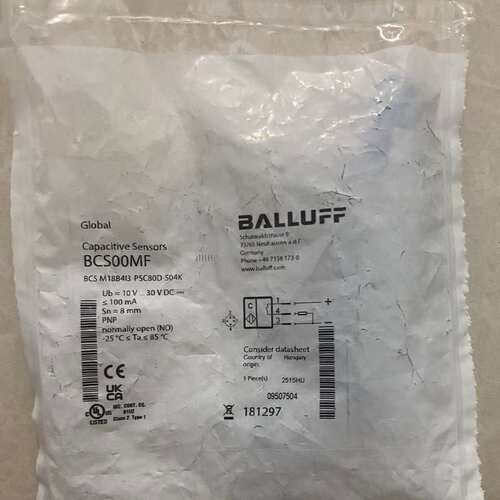 议价【】BALLUFF电容式传感器 BCS00MF