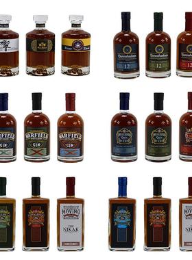 酒柜摆件假酒厨房餐边柜子摆设样板房间客厅橱柜仿真酒瓶软装饰品