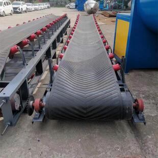 矿山重型输送机电动滚筒输送机重型爬坡皮带输送机重型煤炭输送机