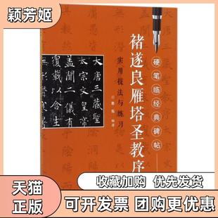 【正版书包邮】褚遂良雁塔圣教序实用技法与练习硬笔临经典碑帖陈侃|总主编洪江西美术