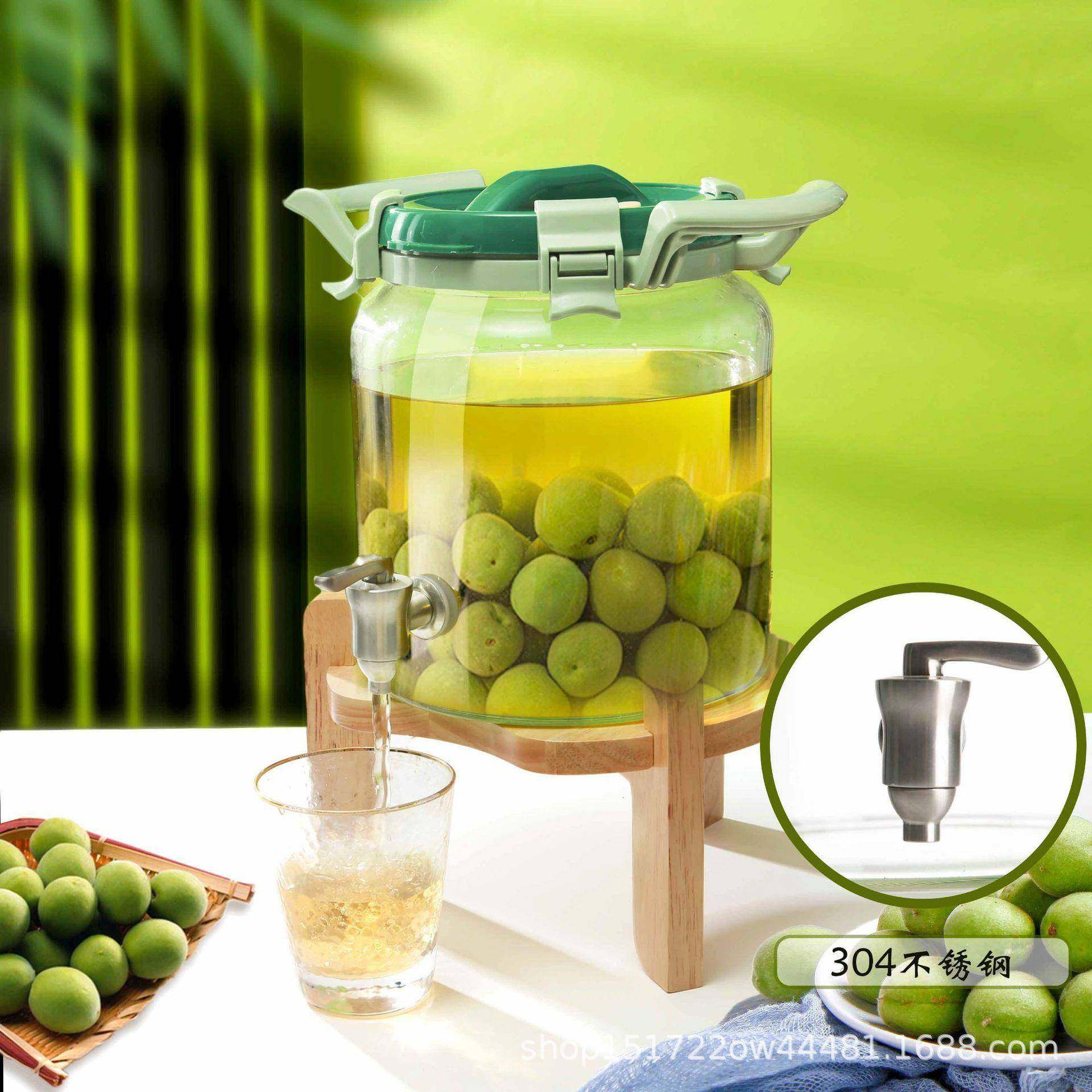 果酒青梅泡酒玻璃瓶带龙头家用密封罐专用酿酒瓶空瓶酒坛密封罐,家居饰品,储物罐,淘宝优惠券,粉丝福利购,淘宝优惠卷