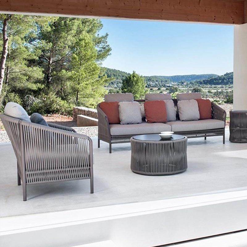 户外藤编沙发庭院单人藤椅防水防晒休闲酒店售楼部民宿花园阳光房,住宅家具,户外沙发,淘宝优惠券,粉丝福利购,淘宝优惠卷