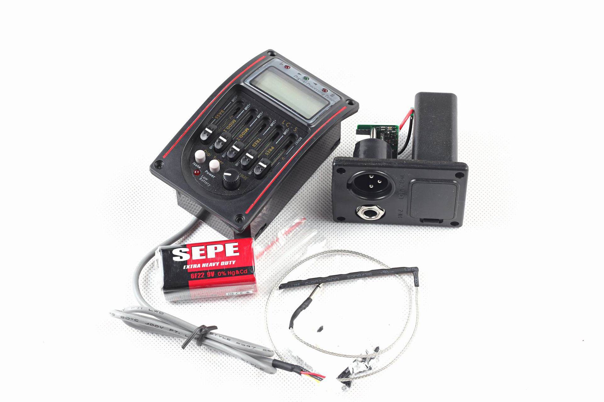 LC-5 拾音器 五段木吉他拾音器 5段民谣吉他EQ