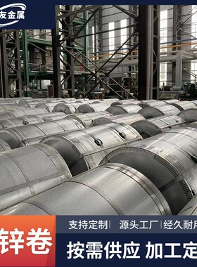 S320GD+Z镀锌卷 40-275g有花无花高锌层建筑工地铁桥梁工程镀锌板