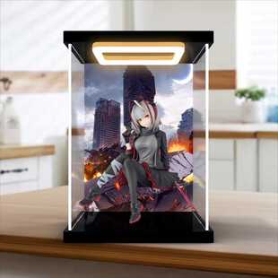 回灯收纳盒适用FuRyu明日方舟 压泡面人偶 W 能量联结 手办防尘罩