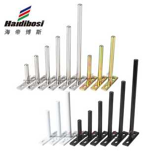 T字型暗藏板托杆单层隔板支架层板托隐形支架托架木板连接件固定