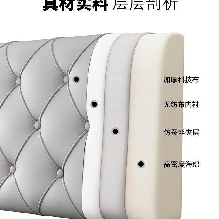 床头软包靠背靠垫2025新款靠枕床榻榻米床上靠背垫自粘套罩大无板,居家布艺,抱枕被,淘宝优惠券,粉丝福利购,淘宝优惠卷